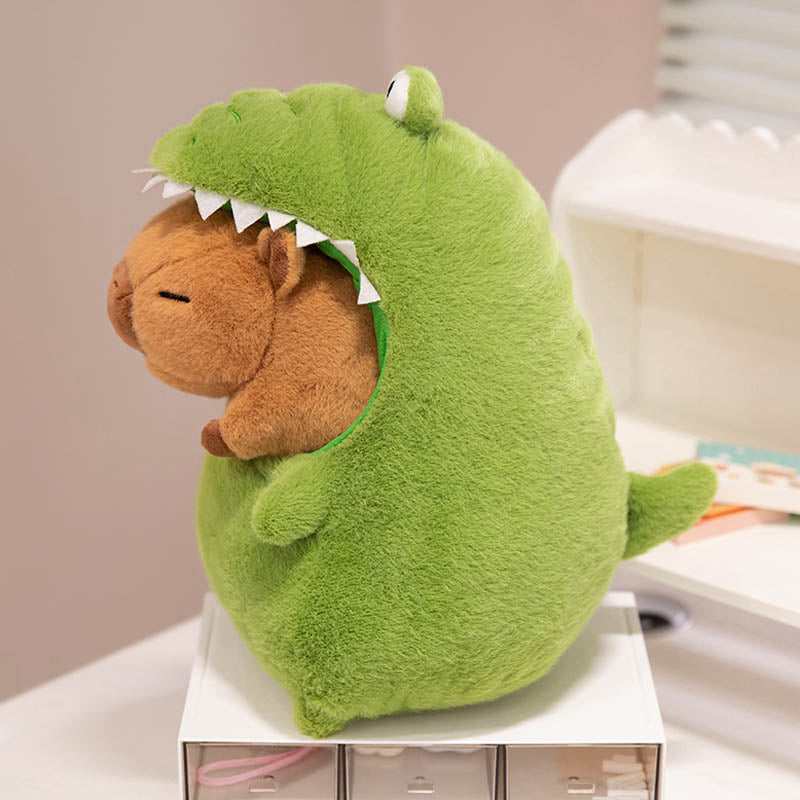 Cute Crocodile with Capybara Plush Toy toy triver