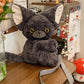 Cute Devon Rex Cat Plush Crossbody Bag toy triver