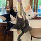 Cute Devon Rex Cat Plush Crossbody Bag toy triver