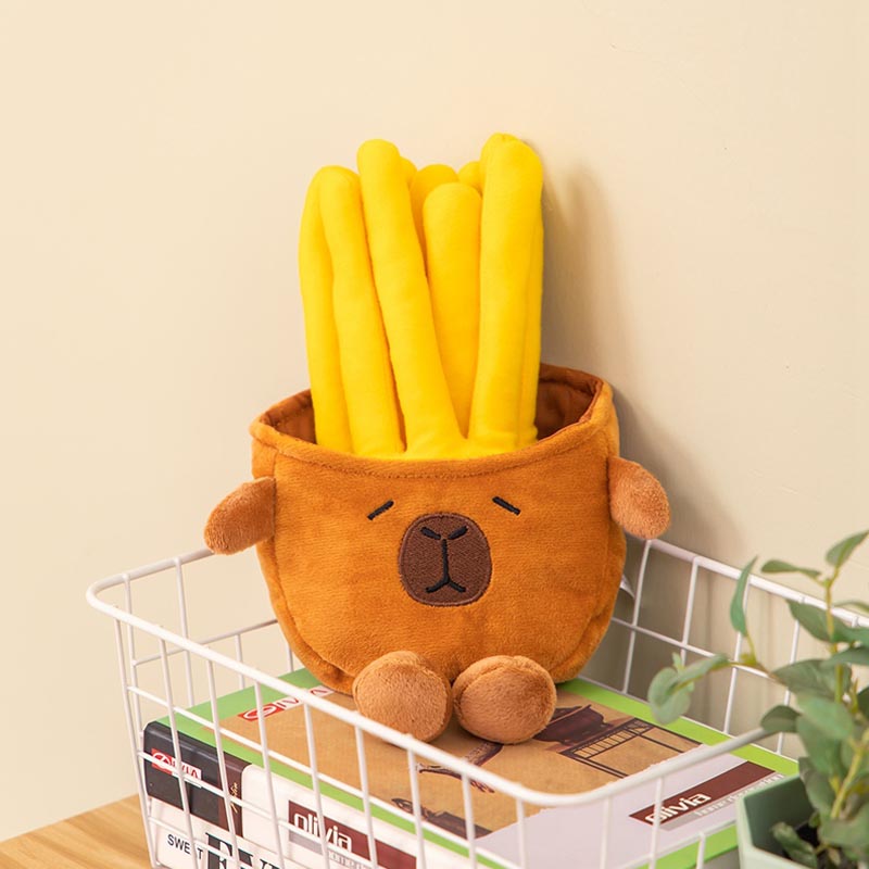 Cute French Fries Capybara Plush Toy toy triver