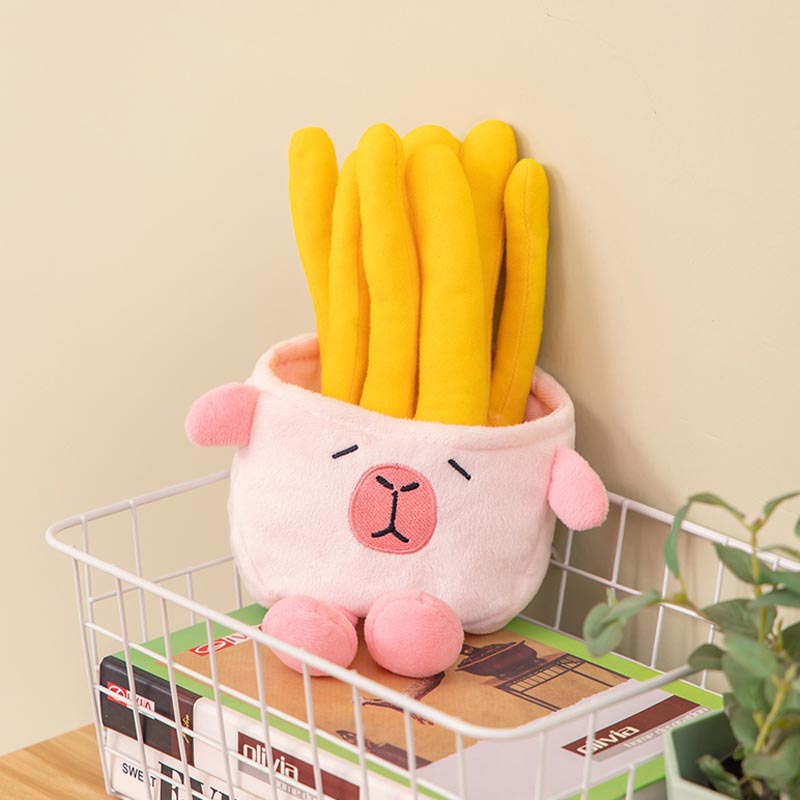 Cute French Fries Capybara Plush Toy toy triver