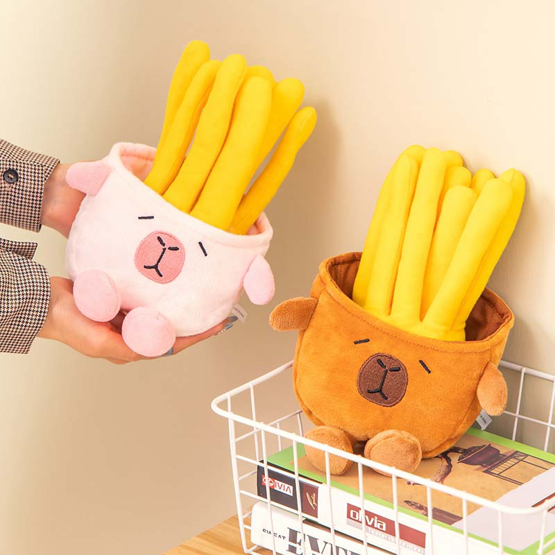 Cute French Fries Capybara Plush Toy toy triver