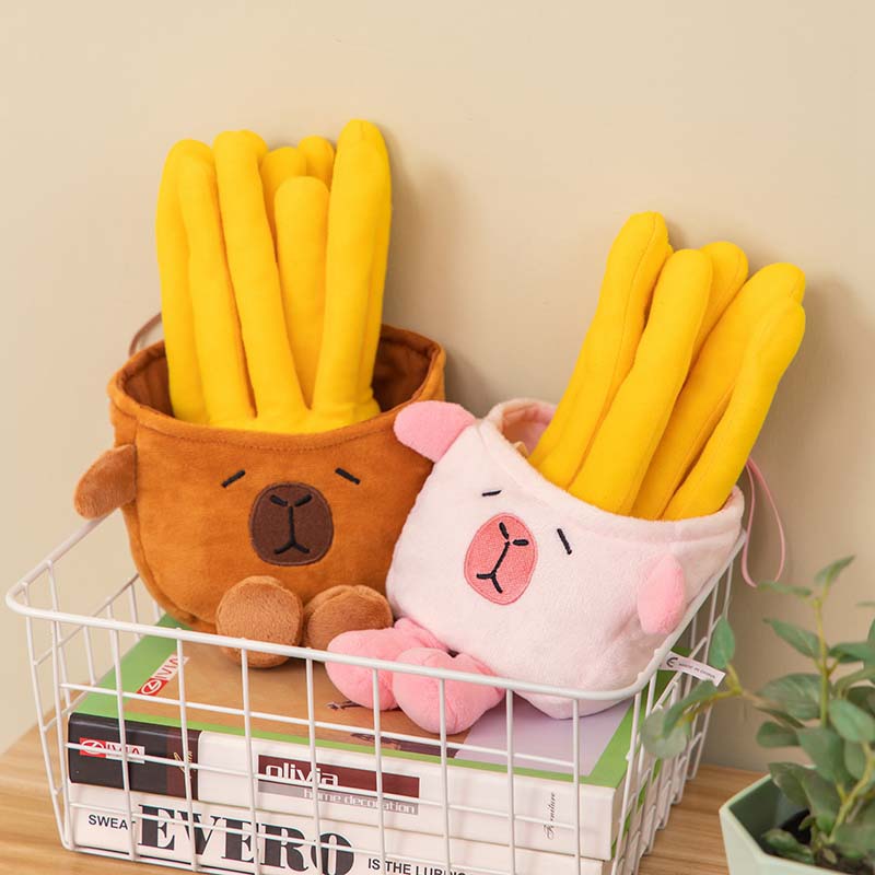 Cute French Fries Capybara Plush Toy toy triver