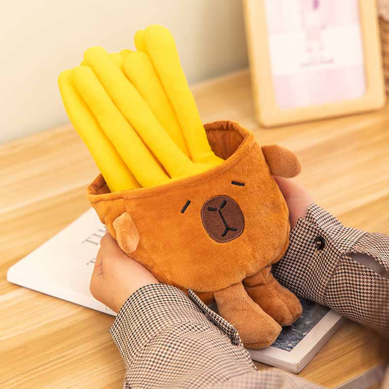 Cute French Fries Capybara Plush Toy toy triver