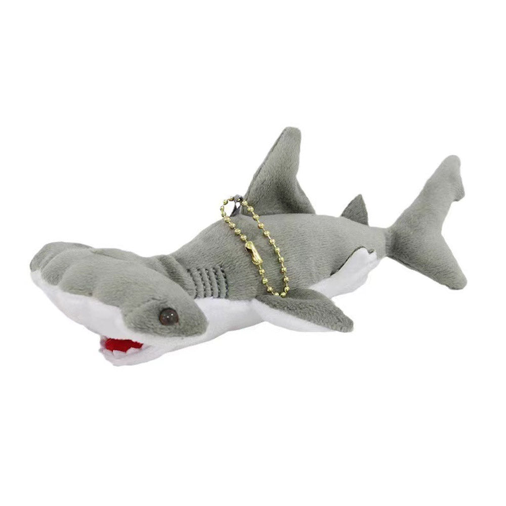 Cute Hammerhead Shark Plush Keychain Pendant toy triver