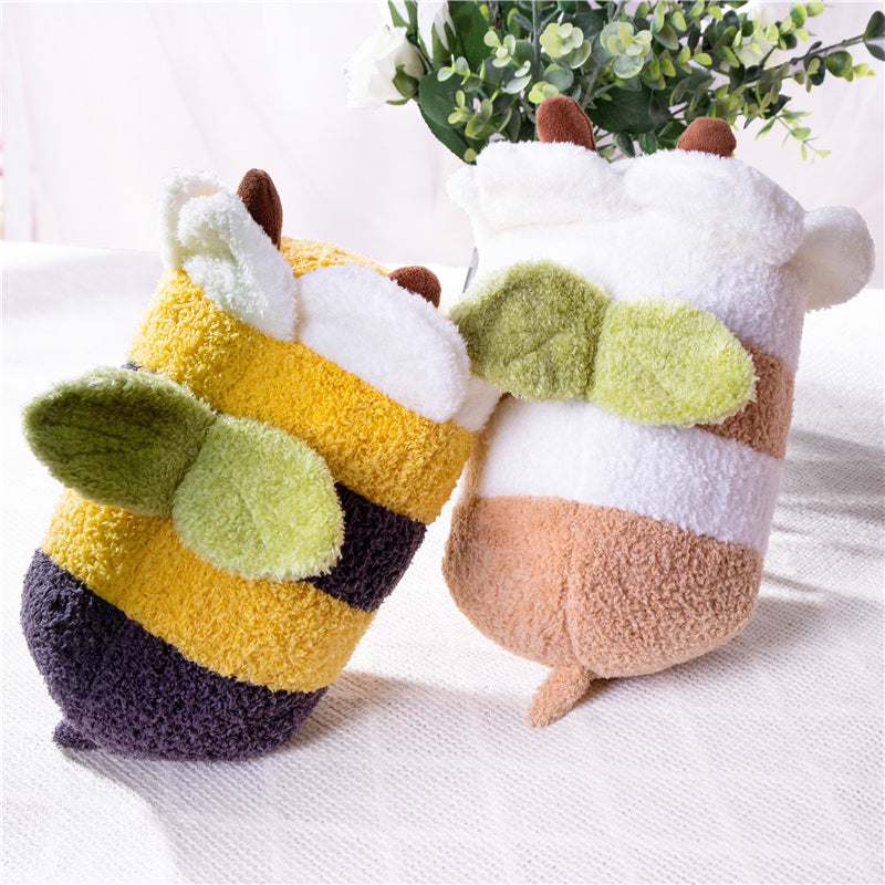 Stuffed Bee Kawaii Honey Bee Plush Toy-Soft Bumble Bee Stuffed Animal | Toy Triver