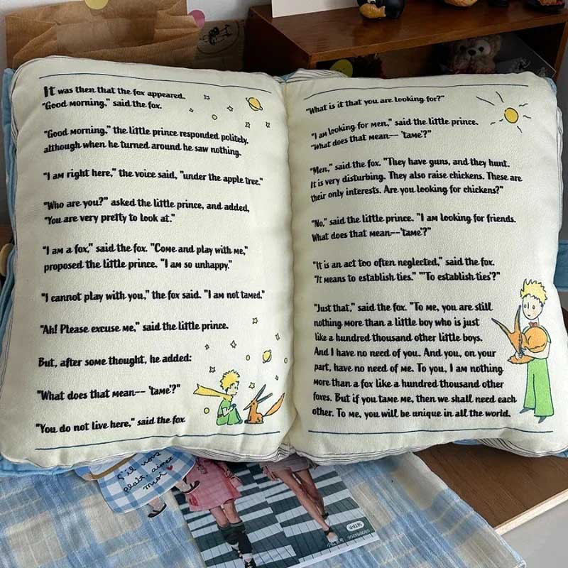 Cute Little Prince Book Pillow toy triver