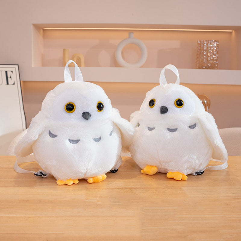 Cute Owl Backpack Plush Bag toy triver