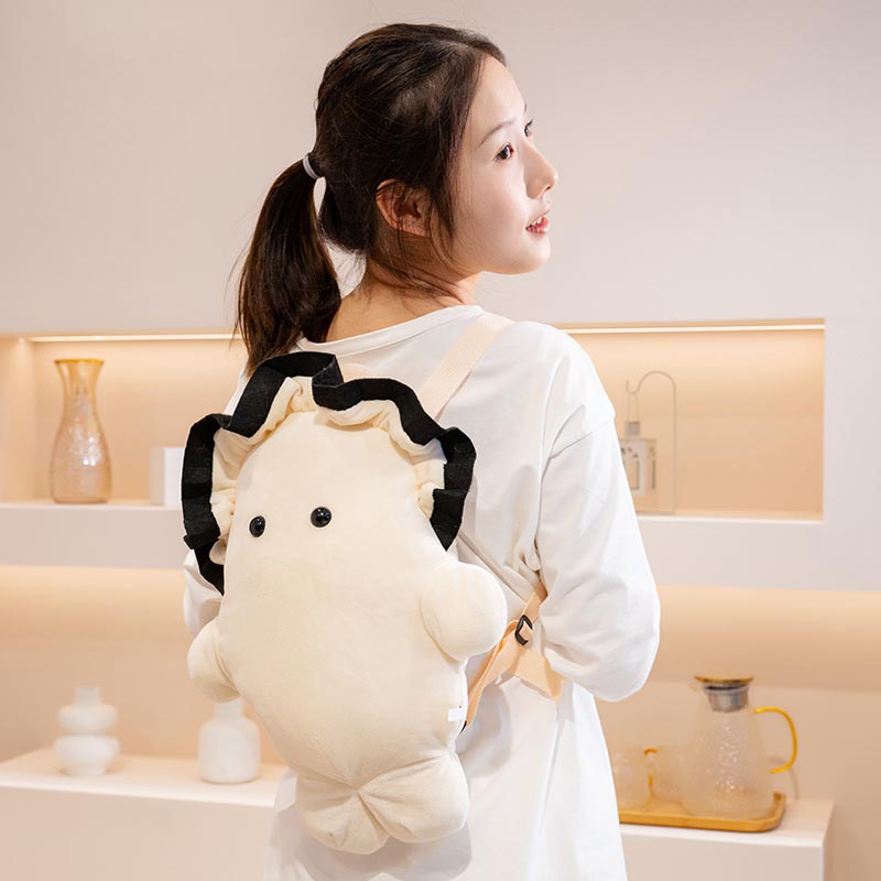 Cute Oyster Backpack Plush Bag toy triver