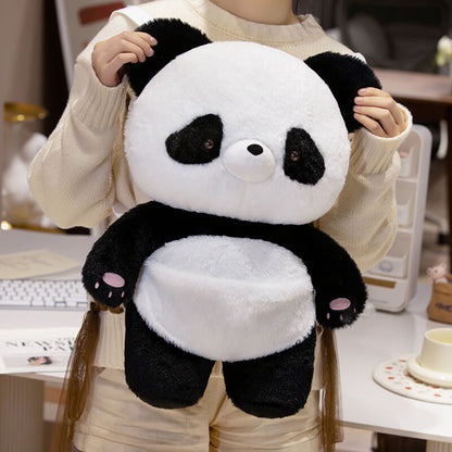 Cute Panda Bear Plush Backpack Bag toy triver