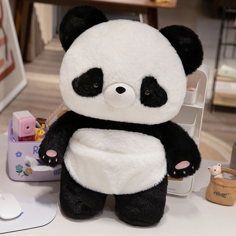 Cute Panda Bear Plush Backpack Bag toy triver