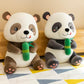 Cute Panda Holding Bamboo Plush Toy toy triver
