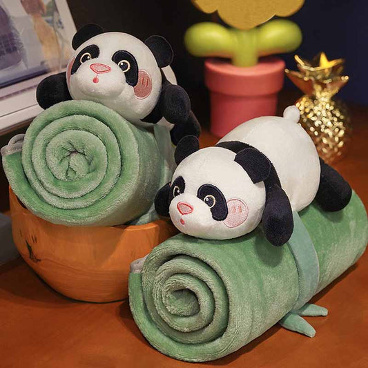 Cute Panda Plush Blanket toy triver