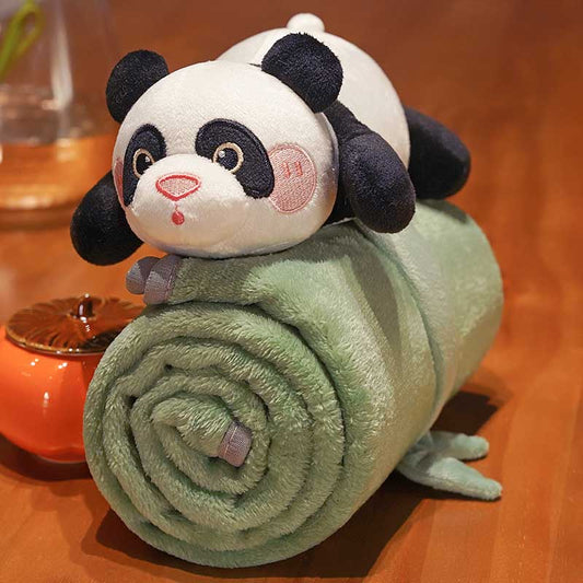 Cute Panda Plush Blanket toy triver