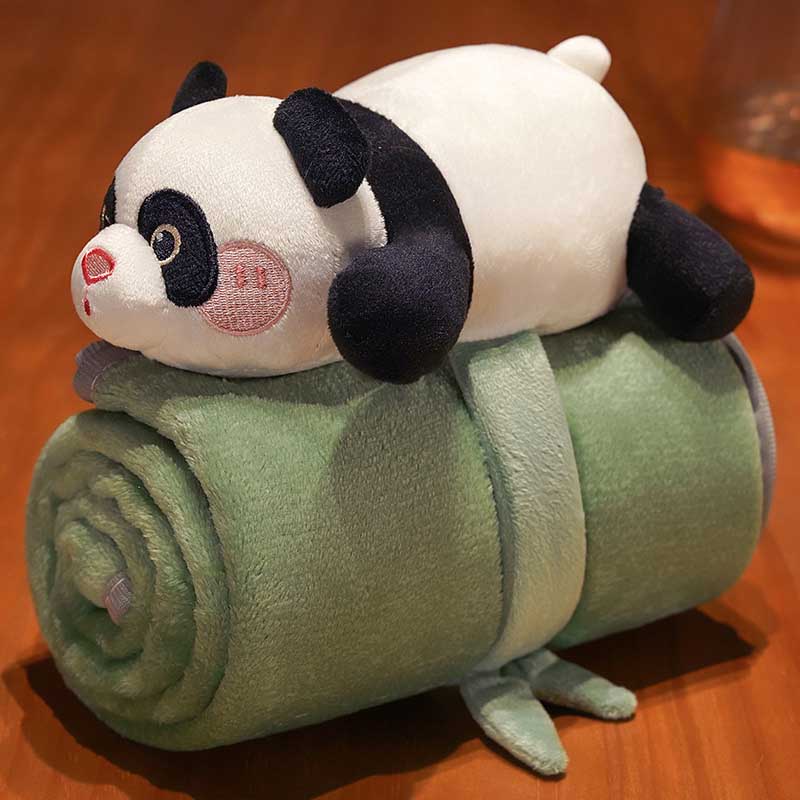 Cute Panda Plush Blanket toy triver