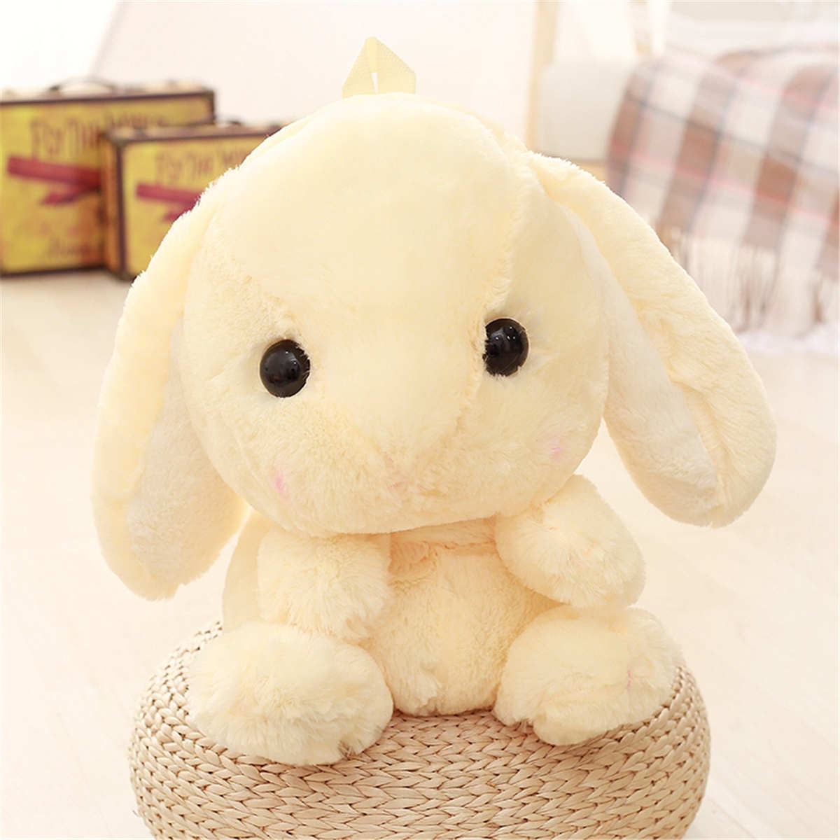 Kawaii Lolita Rabbit Bunny Backpack Plush Bag toy triver
