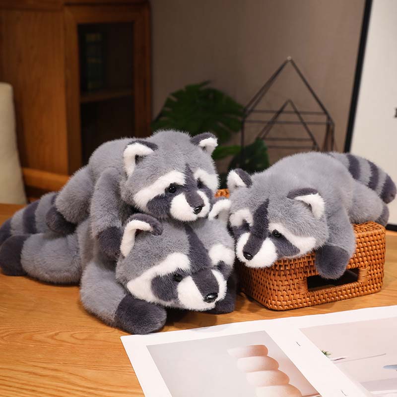 Cute Raccoon Plush Toy Stuffed Animal Pillow toy triver