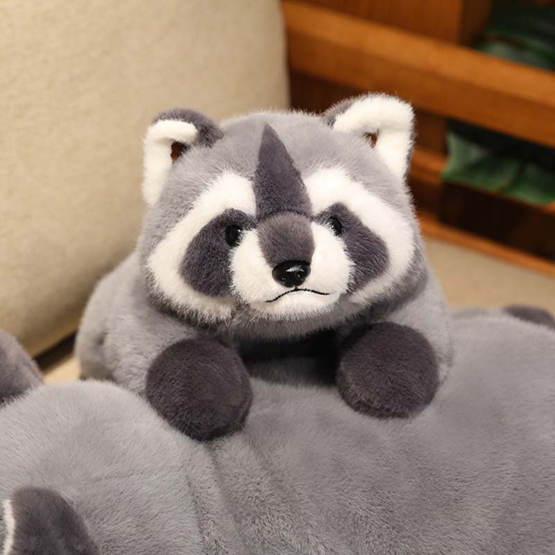 Cute Raccoon Plush Toy Stuffed Animal Pillow toy triver