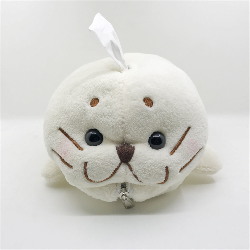 Cute Seal Tissue Box Tissue Holder Kawaii Sea Lion Tissue Cover toy triver