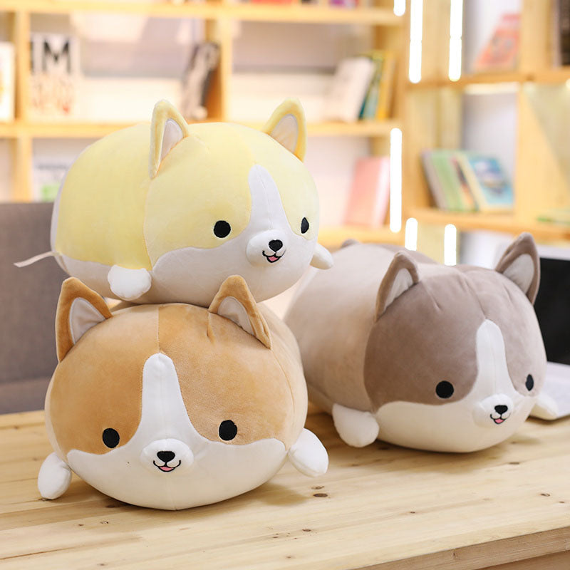 Cute Shiba Inu Corgi Plush Toy Pillows toy triver