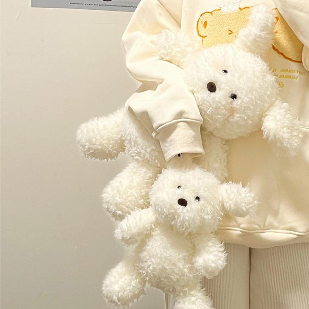 Cute White Dog Plush Toy toy triver