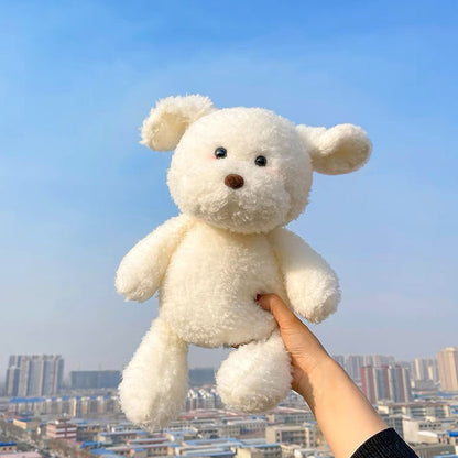 Cute White Dog Plush Toy toy triver