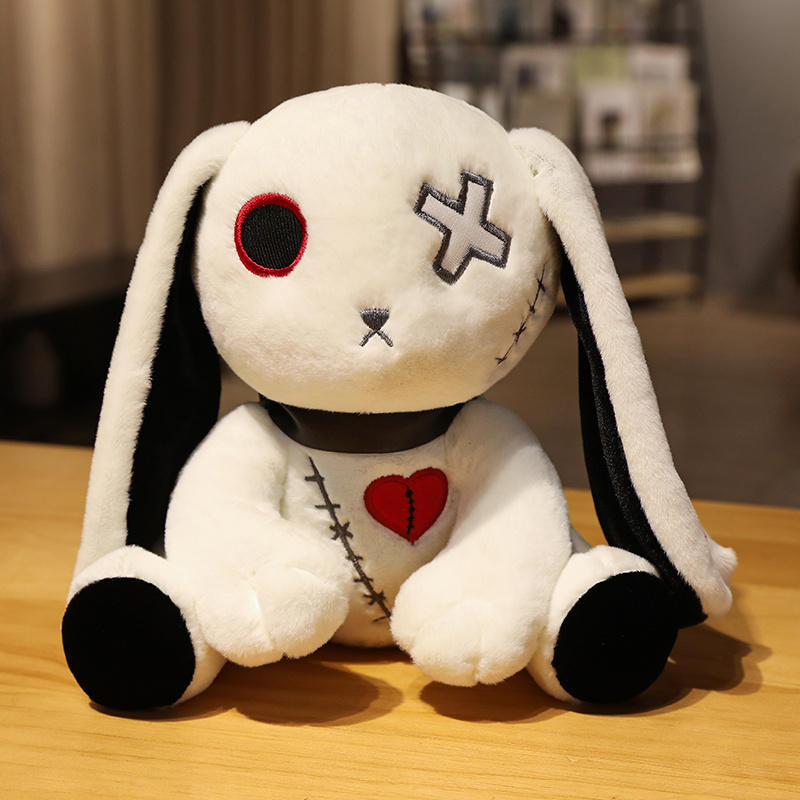 Reborn Rabbit Punk Gothic Easter Bunny Plush Toys toy triver