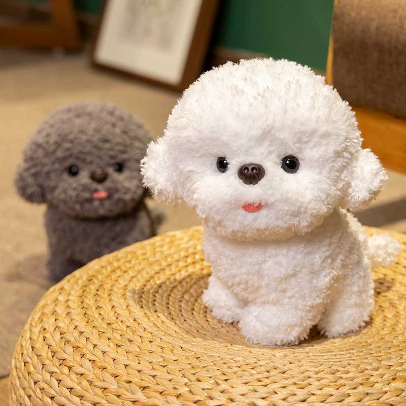 Fluffy Bichon Frise Plush