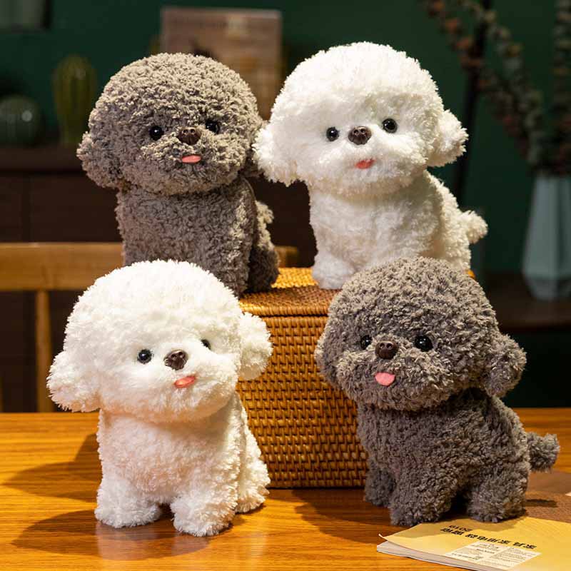 Fluffy Bichon Frise Plush