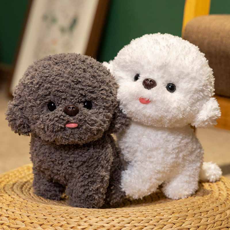 Fluffy Bichon Frise Plush