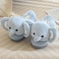 Fluffy Blue Elephant Slippers – Toy Triver