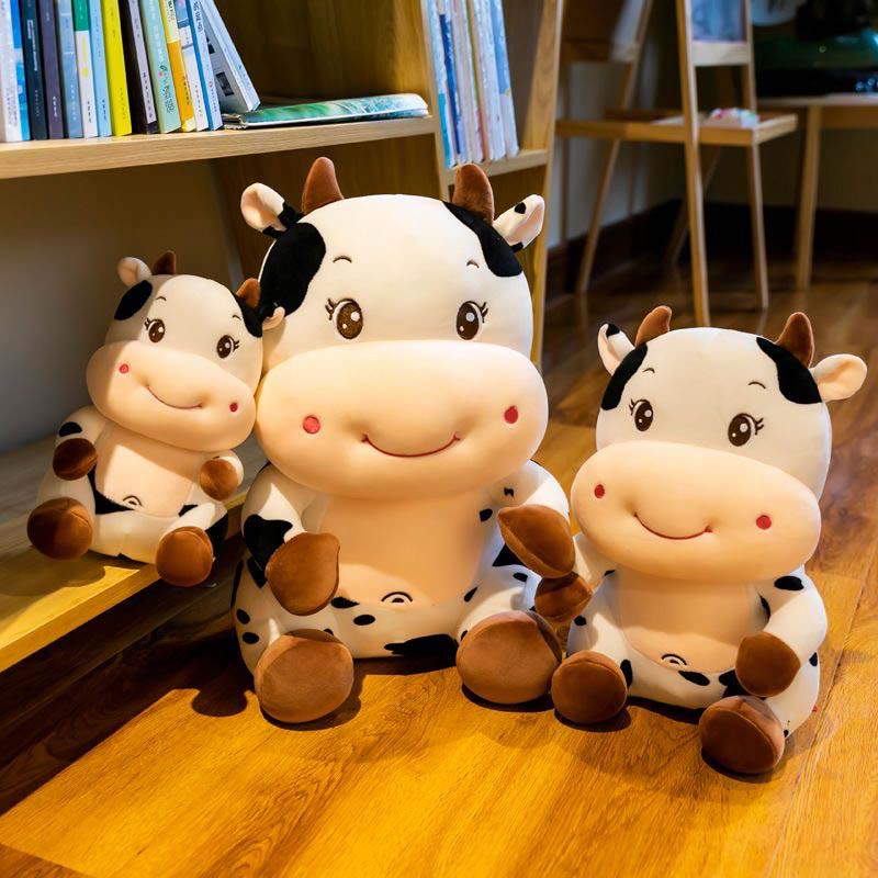 Fluffy Cow Stuffed Animal Plush toy triver