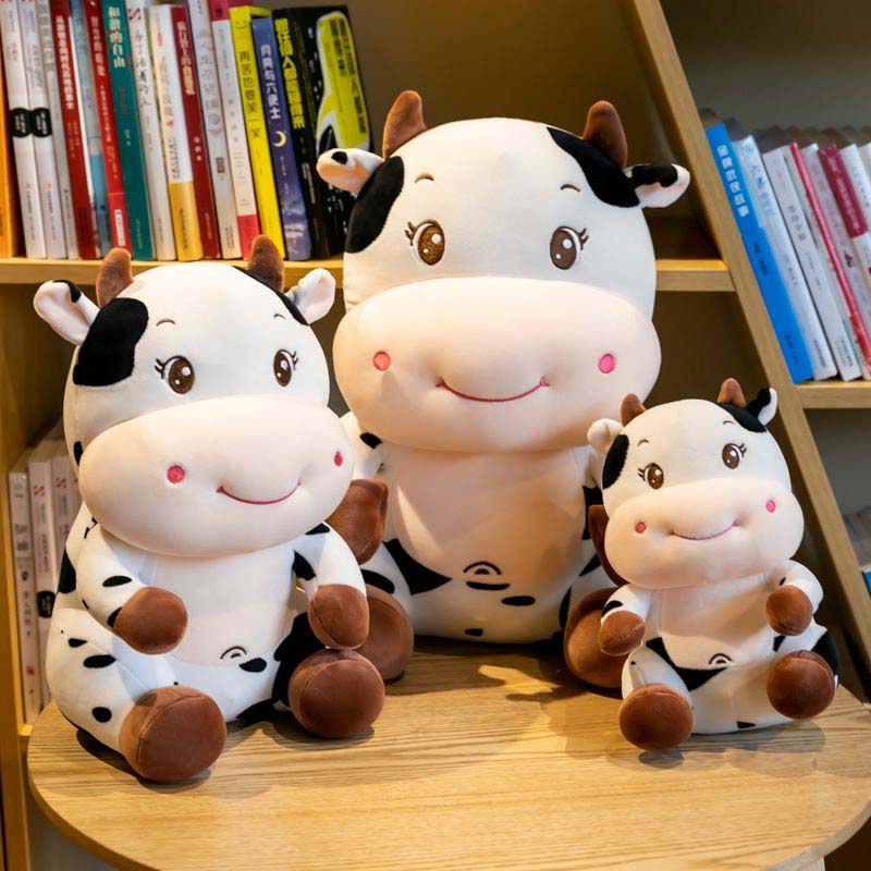 Fluffy Cow Stuffed Animal Plush toy triver