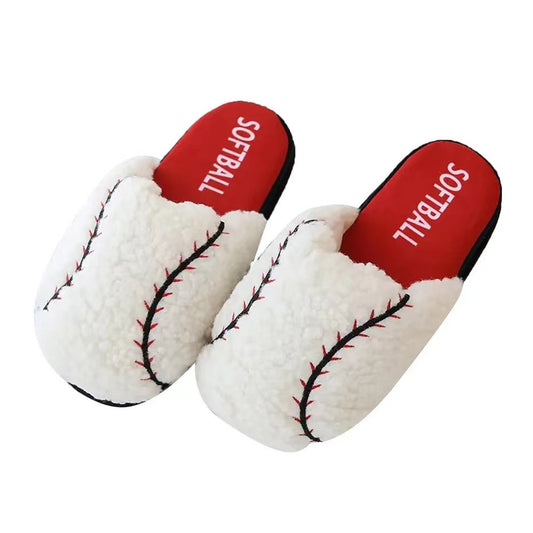 Football Basketball Baseball Slippers Winter Indoor Home Shoes toy triver