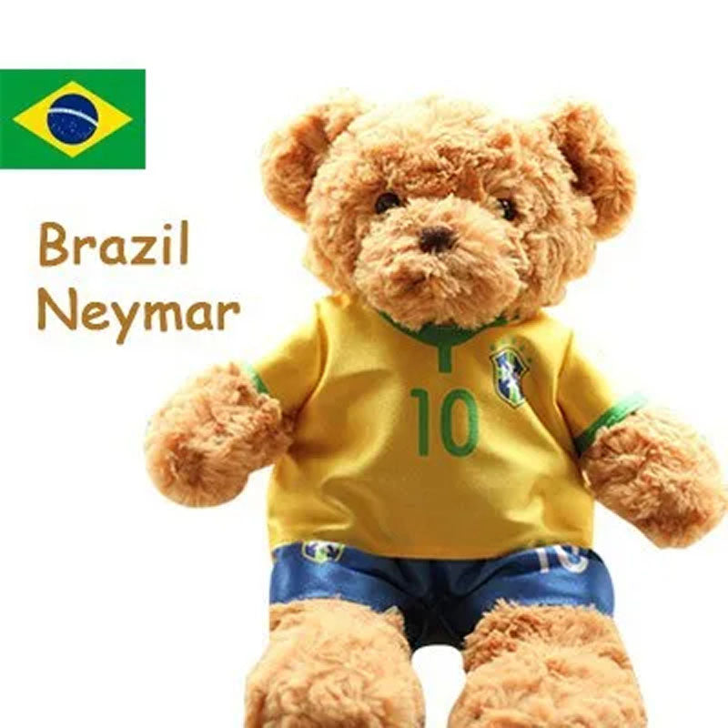 Football Player Messi Neymar Teddy Bear Plush Toy Toy Triver
