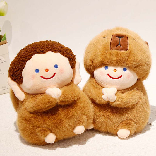 Ahhkawaii】2023 New Cute Capybara Plush Tissue Box Holder Decoration