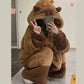 Funny Capybara Blanket Hoodie Pajamas Plush toy triver