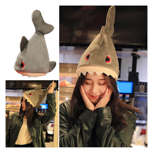 Funny Electric Moving Shark Hat toy triver