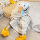 Funny Goose Blanket Pajamas Plush toy triver