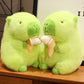 Funny Green Capybara Holding Banana Plush Toy toy triver