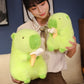 Funny Green Capybara Holding Banana Plush Toy toy triver