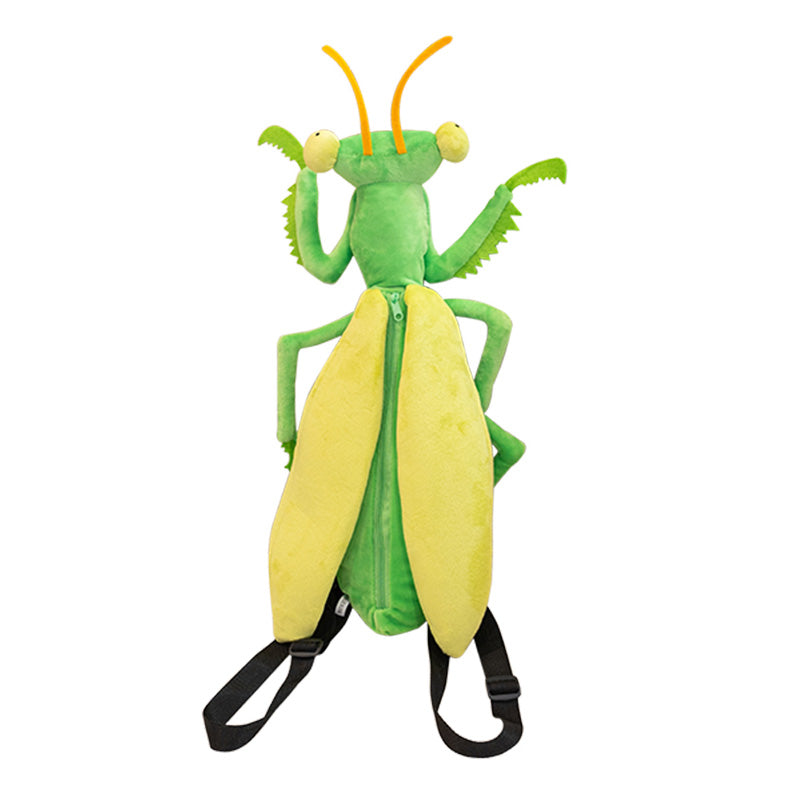 Funny Mantis Backpack Plush Bag toy triver