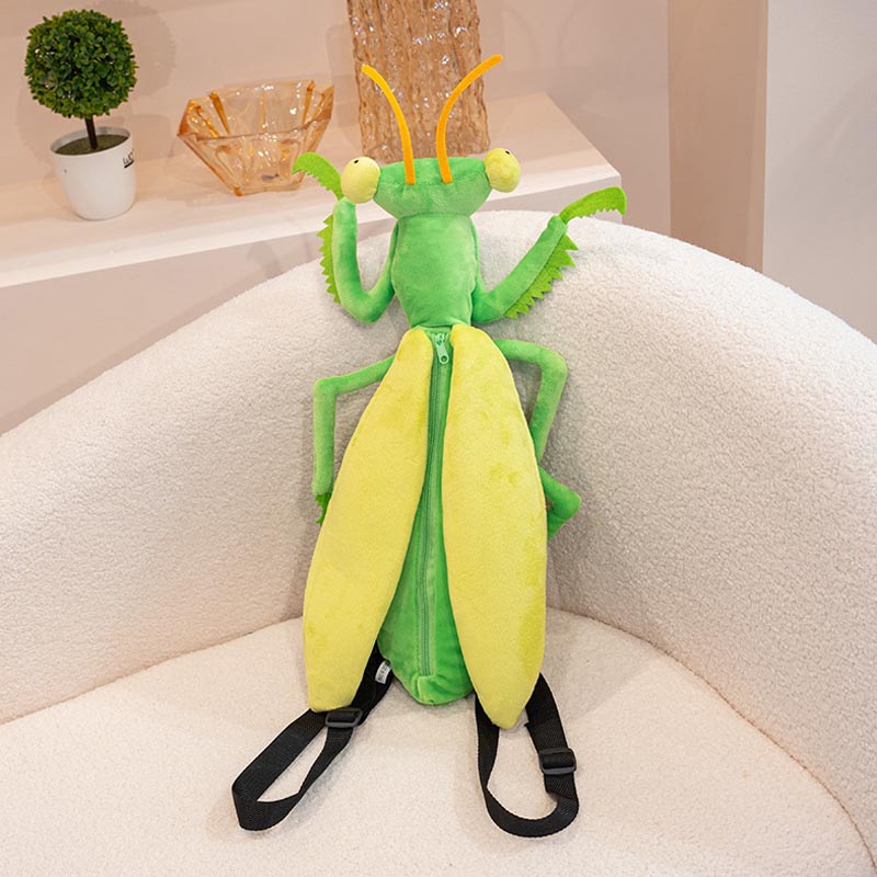 Funny Mantis Backpack Plush Bag toy triver