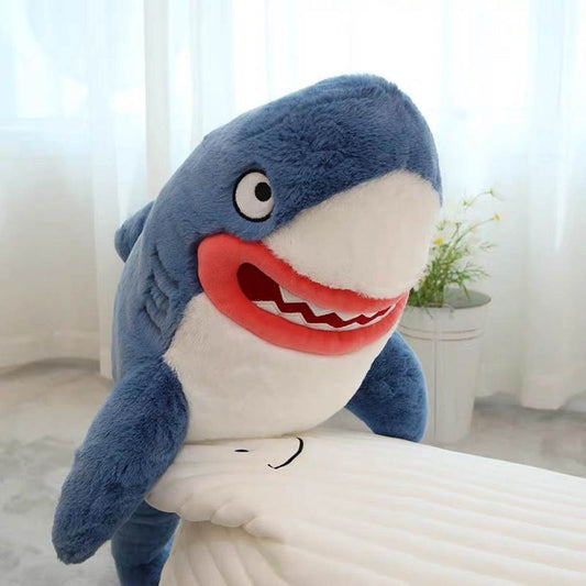 Funny Red Lip Shark Plush Toy toy triver