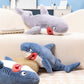 Funny Red Lip Shark Plush Toy toy triver