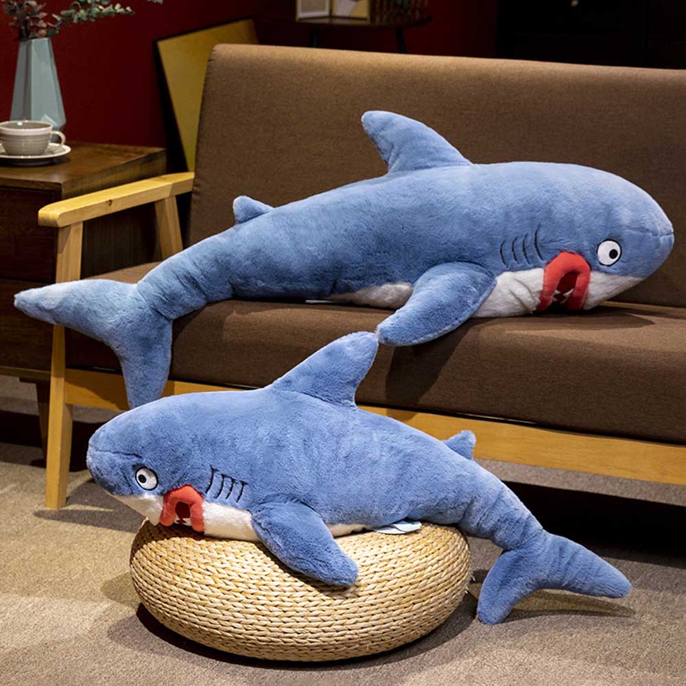 Funny Red Lip Shark Plush Toy toy triver