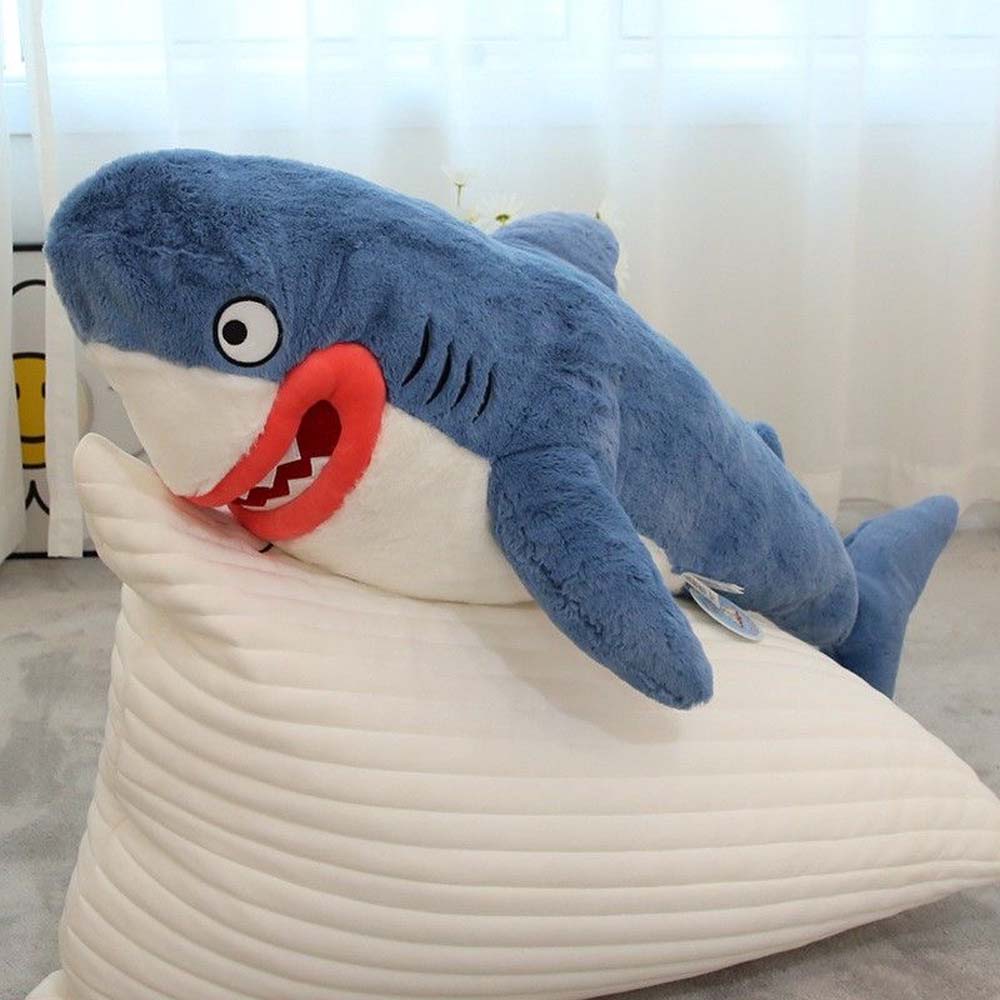 Funny Red Lip Shark Plush Toy toy triver