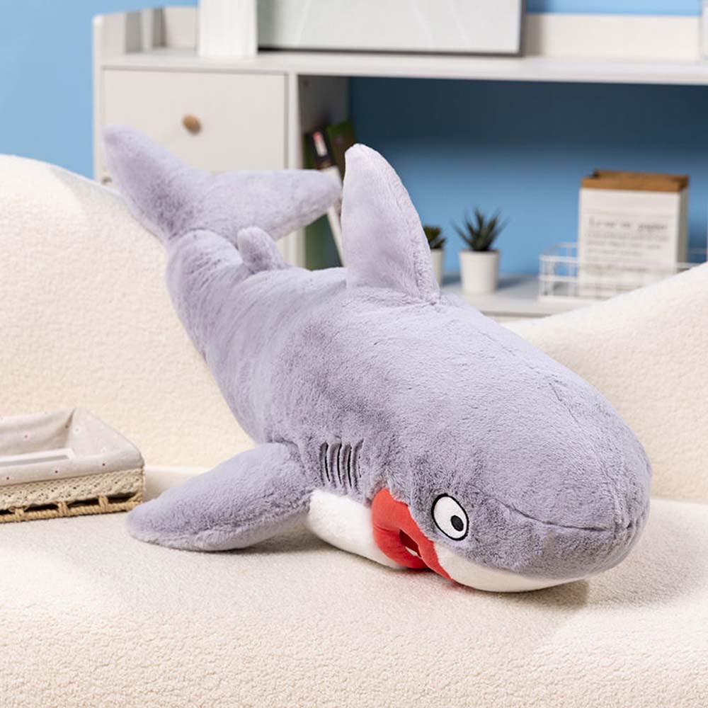 Red shark plush online