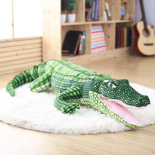 Giant Crocodile Plush Toy Stuffed Animal Cushion Pillow toy triver