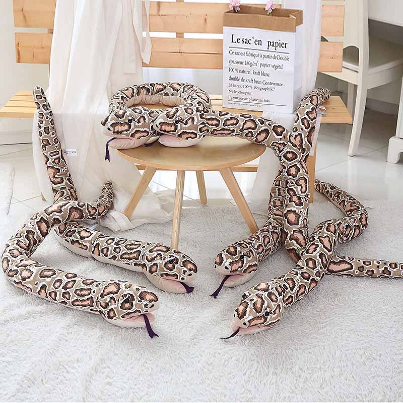 Giant Snake Hand Puppet Plush Toy Stuffed Animal Cosplay Gifts toy triver